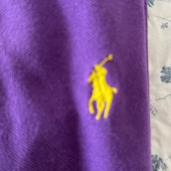 Polo Ralph Lauren - adult Medium Purple with yellow logo - Picture 3 of 3